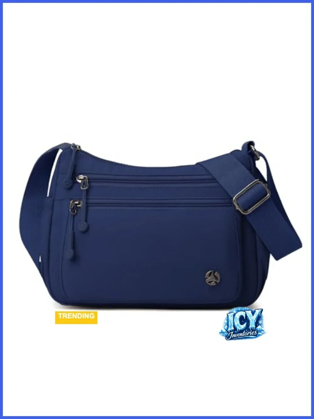 Nylon Crossbody Bag Anti-Theft Water-Resistant Adjustable Strap